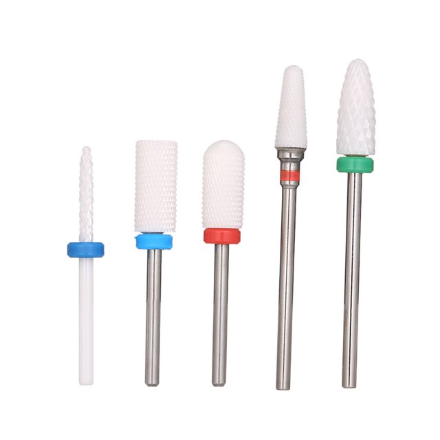 Juego de brocas de cerámica para uñas Manicura Pedicura Nail Art Tool yeacher Brocas para uñas