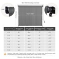 thumbnail image 3 of Vicllax 4'Wx6'H Outdoor Roller Shades Blinds for Patio Porch Crank Operation Sun Blocking, Grey, 3 of 10
