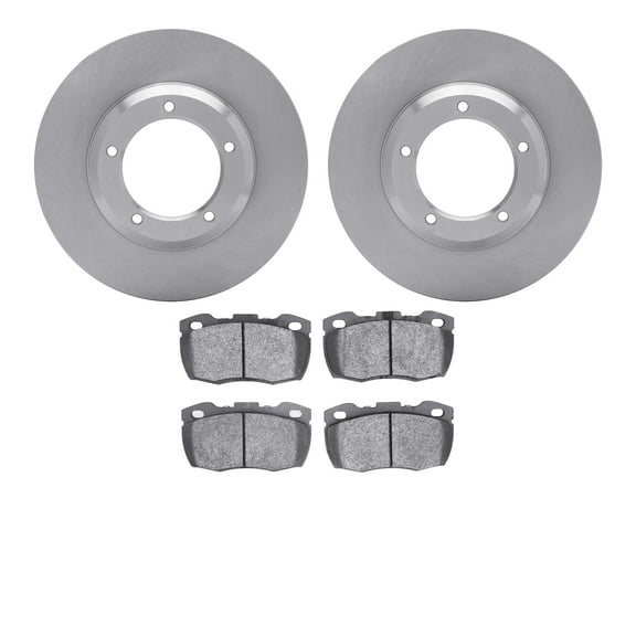 Dynamic Friction Company Front Brake Rotors with 5000 Advanced Brake Pads 6502-11046