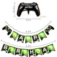 thumbnail image 2 of facefd 34pcs/set Video Game Banner Video Game Controller Balloons Birthday Banner Balloons for Birthday Party Game Party Decoration, 2 of 5
