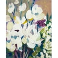 thumbnail image 2 of Beauchamp, Andy 15x18 Gold Ornate Wood Framed with Double Matting Museum Art Print Titled - Painting of Orchids, 2 of 4