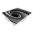 thumbnail image 3 of BingTong 3D Vortex Optical Illusion Area Rug, Black White Geometric Hole Visual Trap Floor Mat, Non Slip Washable Rectangular Carpet For Living Room, Bedroom & Entryway Home Decor L, 3 of 8