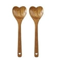 thumbnail image 6 of TACILIP Heart Shaped Wooden Spoon Wooden Heart Spoon Long Handle Coffee Spoon Coffee Stirring Spoon Serving Mixing Spoon for Cooking, Gifts for Mom, 6 of 6