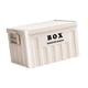 thumbnail image 3 of Contenedor de almacenamiento con tapa, caja de almacenamiento multifuncional grande con tapa para juguetes Blanco, 3 of 9