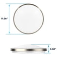 thumbnail image 5 of Luxrite Motion Sensor LED Flush Mount Ceiling Light, 11 Inch, 5CCT 2700K-5000K, 16W, 1200 Lumens, ETL, 5 of 7