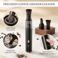 thumbnail image 3 of Handheld Coffee Vacuum Cleaners, Coffee Grounds Vacuum for Barista Stations, 3000Pa Rechargeable Handheld Cleaner, Soft Bristle Brush and Angled Nozzle, 3 of 6