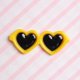 thumbnail image 3 of 20pcs DIY Phone Case Accessories Heart Eyeglasses Phone Case Decor Resin Craft Phone Case Adornment, 3 of 3