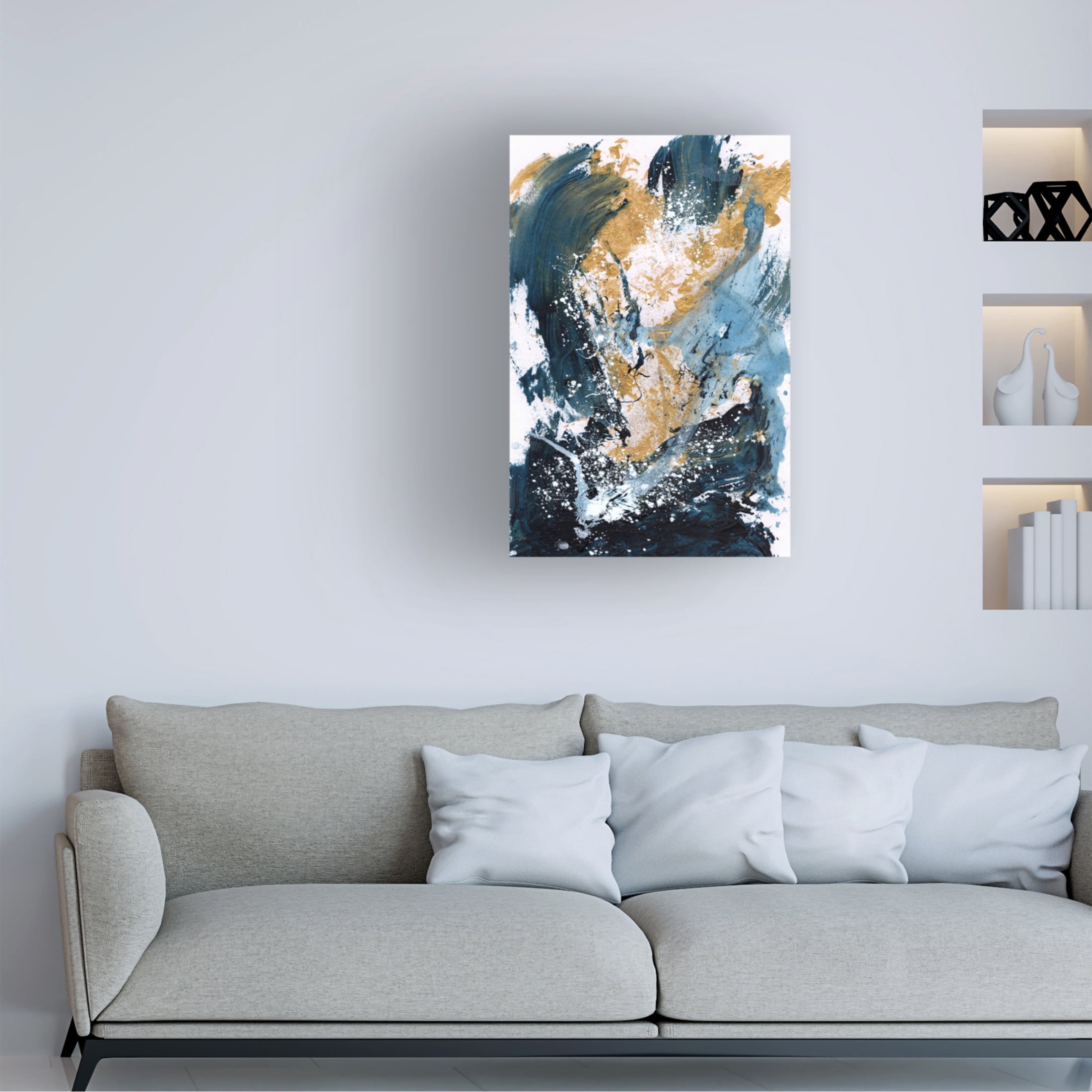 Trademark Fine Art Dan Hobday Golden Sea Canvas Wall Art