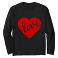 thumbnail image 4 of Aloohaidyvio Womens Valentines Long Sleeve Shirts Cute Heart T Shirts Funny Valentines Day Tees for Ladies, 4 of 6
