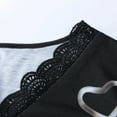 thumbnail image 5 of Womens Long Sleeve Tshirts Tops Lace Trim V Neck Hearts Print Tunic Tee Tops Casual Loose Comfy Sweatshirt Blouses, 5 of 6
