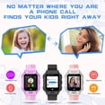 thumbnail image 3 of SHANNA 4G Smart Watch for Girls Boys, Smart Watch Phone with Calling, SOS, GPS, Camera, Flashlight, GPS Tracker for 3-12 Years Kids Birthday Xmas Gift, Black, 3 of 8