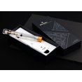 thumbnail image 5 of Majohn V1 Vacuum Filling Fountain Pen Extra Fine Nib, Transparent Acrylic Demonstration Writing Gift Pen with Box (Golden Clip), 5 of 8