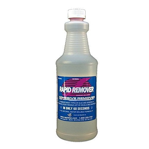 Scorpion Adhesive Remover Tint Remover for Removing Vinyl Wraps Graphics  Stripes Stickers Labels Decals Residue Tape Gum Grease Tar Rapid Remover-  32