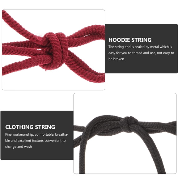 16Pcs Hoodie String Drawstring Cord Replacement Drawstring Hoodie String Replacement Pants String