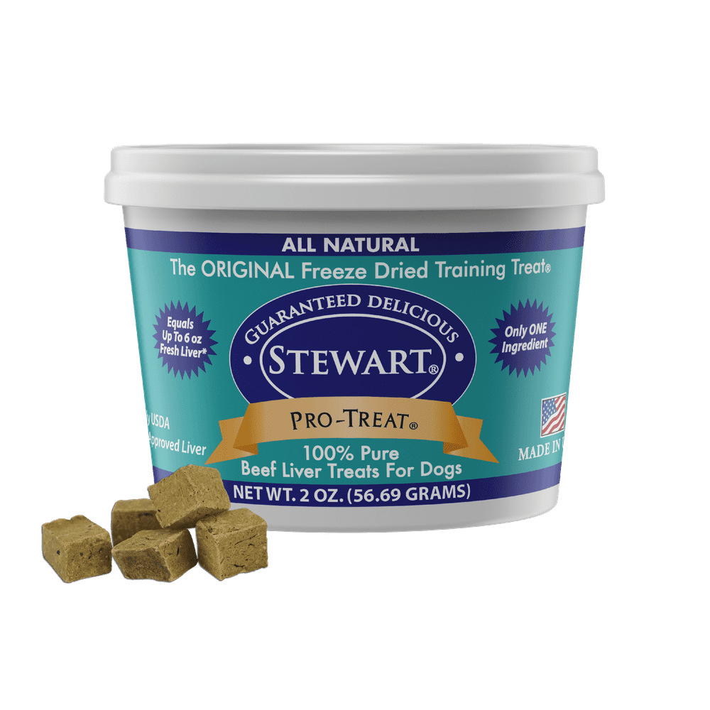 Stewart ProTreat Freeze Dried Beef Liver 2 oz. Tub