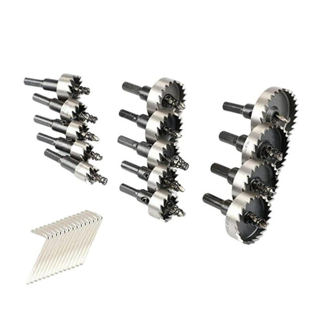 de brocas de material acero de , de corte de perforadora, abridor de brocas, herramienta de corte, perforación de agujeros par 13 piezas DYNWAVEMX de perforación de broca
