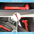 thumbnail image 3 of YSTIANN Emergency Car Escape Tool - Window Breaker & Seatbelt Cutter Combo, Life-Saving Safety Hammer for Vehicle Rescue,Red WJ85-295, 3 of 6