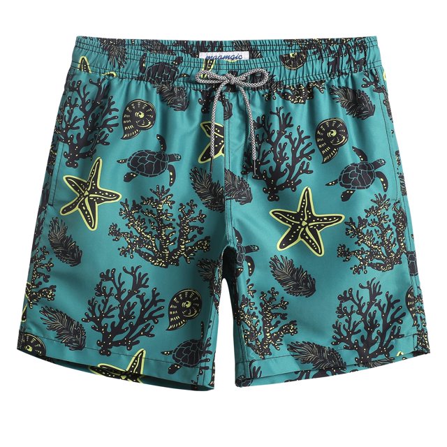 Bañador maamgic Quick Dry - Pantalones cortos de baño para hombre, color verde