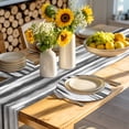 thumbnail image 4 of Black Gray White Round 15 Inch Placemats Set of 2, Vintage Rustic Abstract Ombre Aesthetic HeatResistant Non Slip Place Mats for Dining Table, Wipeable Braided Kitchen Table Mats for Housewarming, 4 of 9