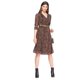 thumbnail image 1 of VESTIDO MIDI BARILOCHE NIZA MARRON PARA MUJER T EG, 1 of 5