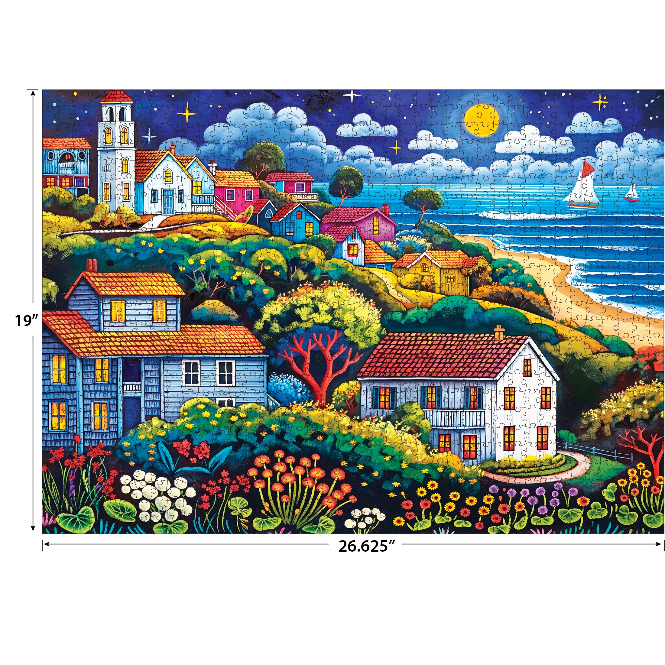 The House Of Puzzles – 1000-teiliges Puzzle 'Hold On Tight' Für Erwachsene, Künstler-illustriert, 48x69 Cm, FSC-zertifiziert