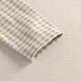 thumbnail image 4 of larppty Kids Baby Girls Boys Plaid Pajamas Set Long Sleeve Button Down Shirts Tops and Pants Gingham Pj Lounge Sets(2-3 Years,Beige), 4 of 4