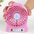 thumbnail image 3 of Mini ventilador eléctrico para oficina en casa, recargable, portátil, al aire libre, silencioso, ventilador de refrigeración portátil de escritorio tholdsy HA2334-05B, 3 of 5