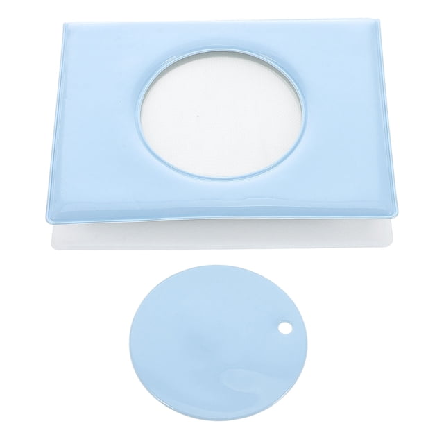 unbranded Álbum Organizador Azul De Photocards Para Fans De Kpop Con Compartimentos Para Tarjetas