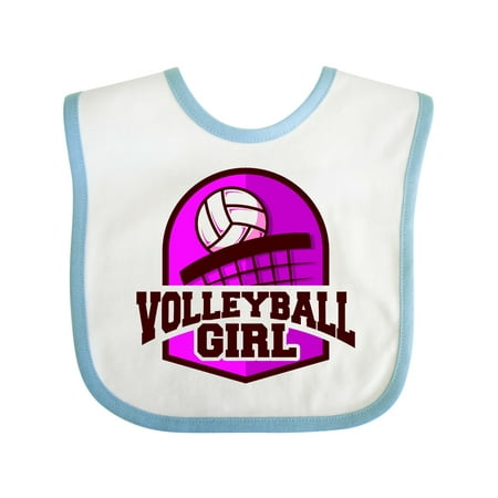 

Inktastic Volleyball Girl Gift Baby Girl Bib