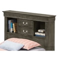 thumbnail image 5 of Glory Furniture Louis Phillipe Twin Storage Bed in Gray, 5 of 7