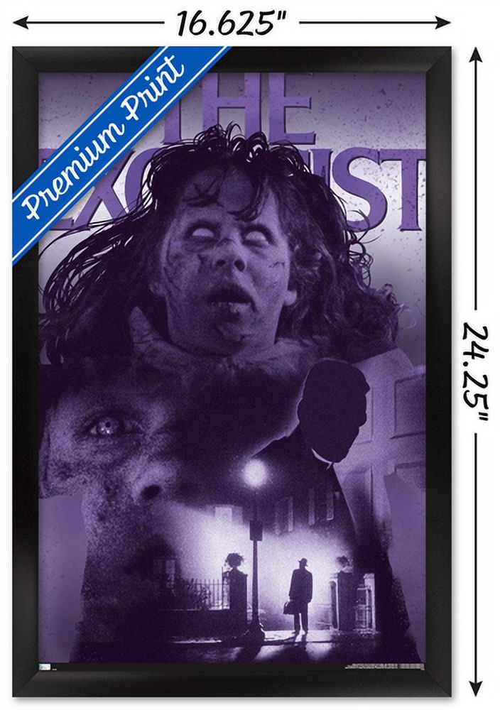 The Exorcist - Collage Wall Poster, 14.725" x 22.375", Framed