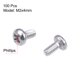 thumbnail image 2 of Tornillos de máquina de cabeza pan M2x4mm Unique Bargains Sujetadores Tornillos 100Pcs, 2 of 3