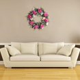 thumbnail image 4 of Puerta de Jardín Casa de Vacaciones de primavera Hogar Interior Decoración libre Artesanía Soledad Corona colgante, 4 of 9