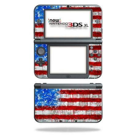 3 Ds Xl Red MightySkins Protective Vinyl Skin Decal for New Nintendo 3DS XL (2015) Case wrap cover sticker skins Colors Dont Run ()