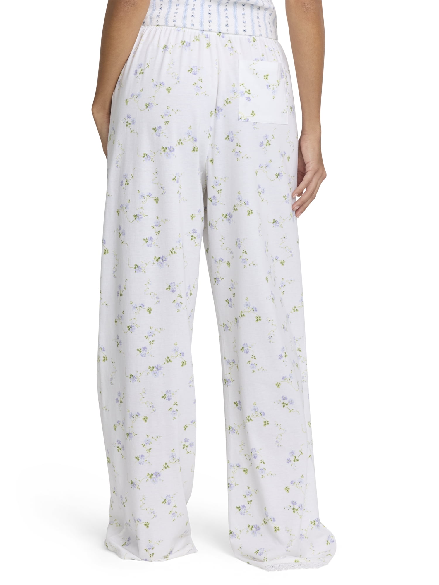 Mills by Millie Bobby Brown Women's Printed Sleep Pant w/ Lace Trim, Sizes XS-XXXL