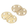 thumbnail image 4 of LHCER Copper Hinge,2Set 180 Degree Copper Hinge with Screw Mini Flap Hinge for Foldable Table 47x30mm,Foldable Hinge, 4 of 8