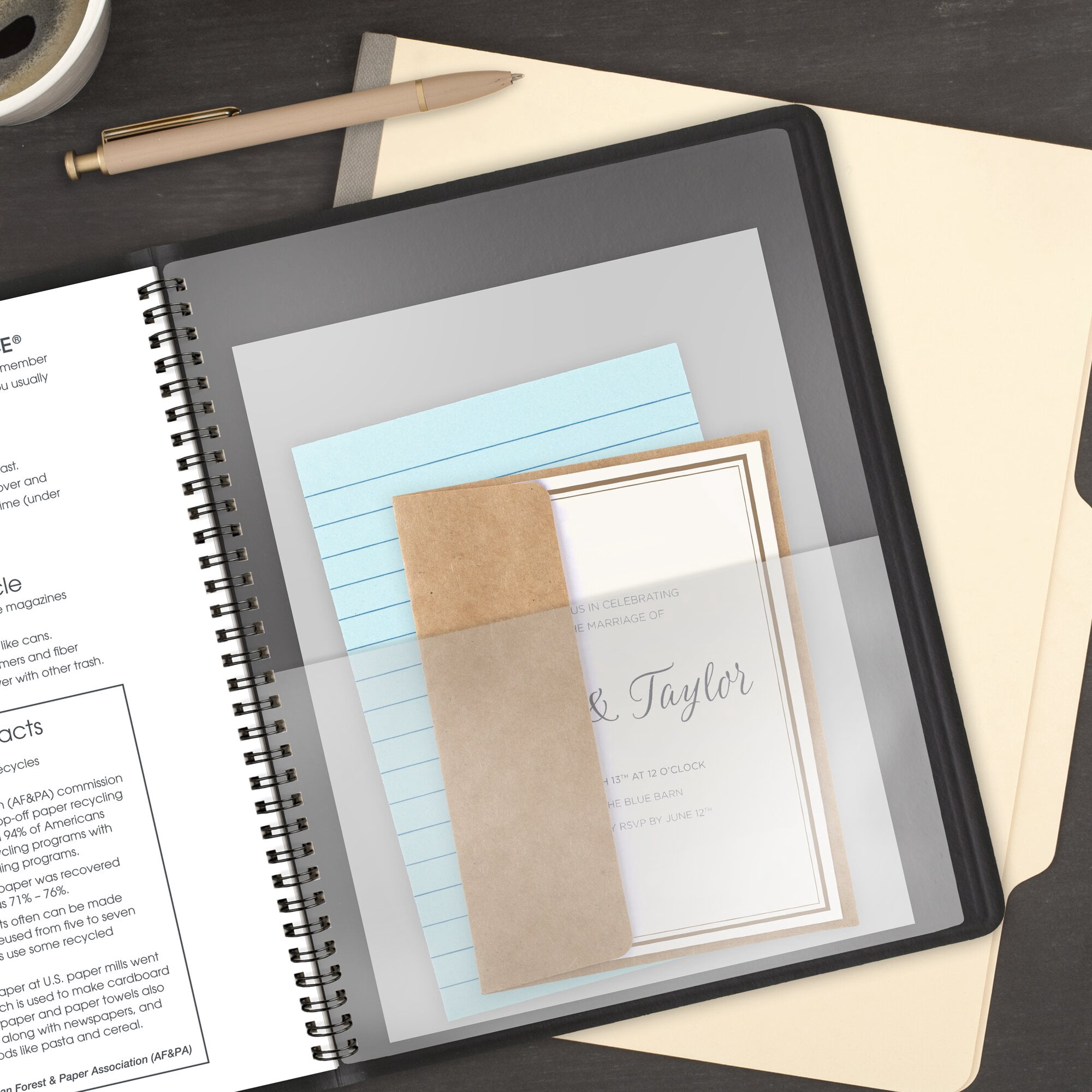 AT-A-GLANCE Academic 2026-2027 Weekly Appointment Book Planner Black Medium 7 x