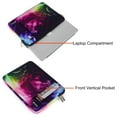 thumbnail image 4 of Mosiso 13.3" Laptop Case Sleeve Bag for MacBook Pro Air Dell HP Lenovo Asus Acer Surface, Water Repellent Polyester Notebook Bag Protective Case Cover with Pocket, Colorful Sky, 4 of 7