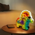 thumbnail image 3 of Hxlamzoo 3D Goat Shaped Resin Night Light, Retro Colorful Table Lamp, Perfect Gift for Family Friends, 3 of 7