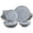 Gray, variant on vancasso, Series Karst, 16-Piece Stoneware Dinnerware Set, Green Dishes Set, Service for 4