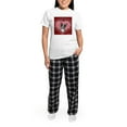 thumbnail image 5 of CafePress - Boston Terrier Valentine Xoxo Pajamas - Women's Short Sleeve Print T-Shirt and Pants Light Cotton Pajama Set, 5 of 7