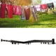 thumbnail image 4 of Hanger Rack, Clothes Drying Rack 90kg Load-Capacity Wall-Mounted Foldable For Bathroom For Balcony, 4 of 8