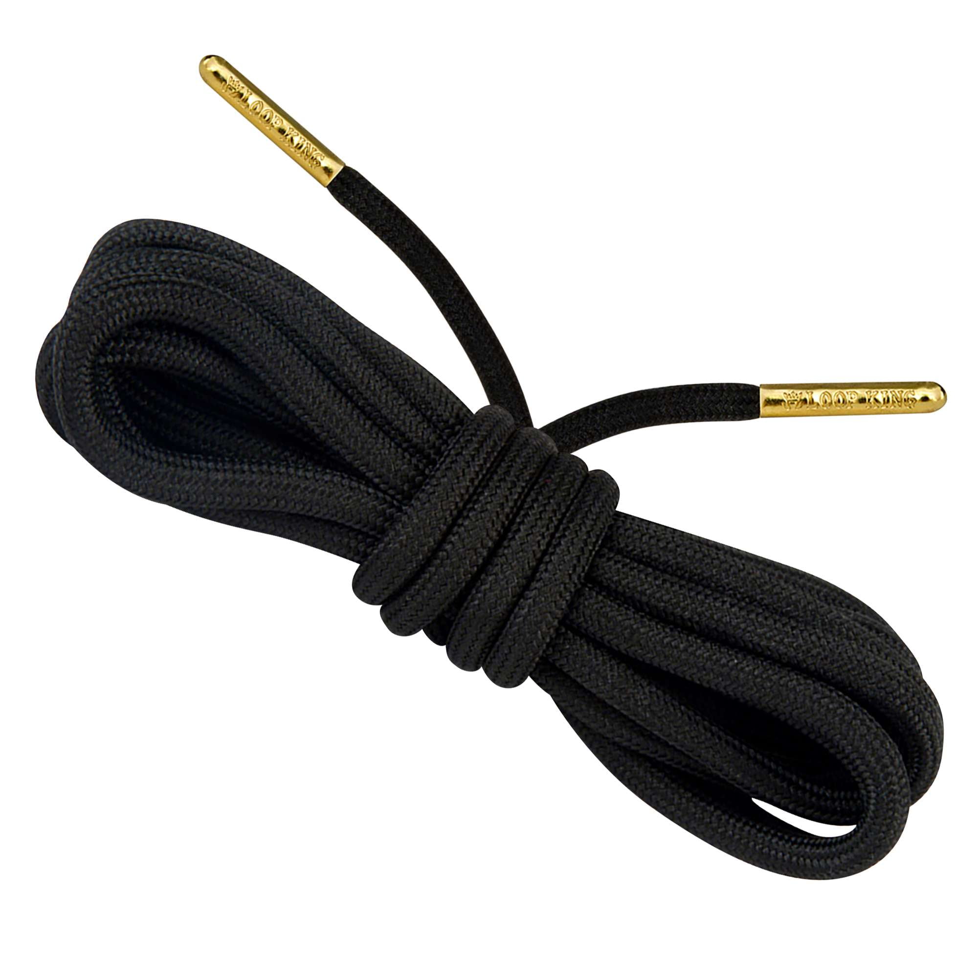 Loop King Laces Rope Shoe Laces with Metal Aglet Tips for Men Women