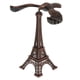 thumbnail image 2 of Torre de hierro, modelo de águila en equilibrio, mesa para el hogar, decoración de mesa, regalo DIY bronce rojo 17cm, 2 of 9