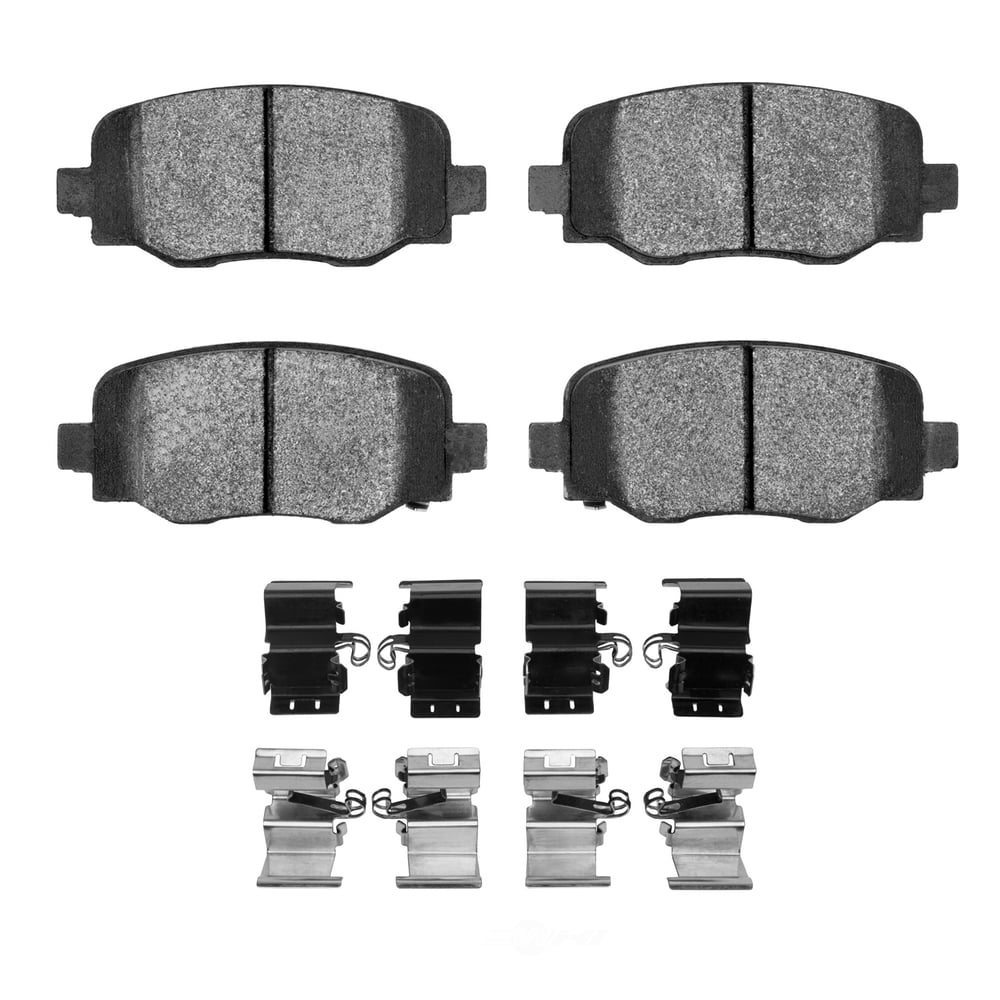 Dynamic Friction Company 1600-1809-01 DFC EURO 5000 Ceramic Brake Pads and Hardware Kit