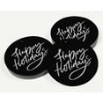 thumbnail image 3 of Inkdotpot Silver Foil Paper Hang Tags Happy Holiday Favor Tags 100 Pieces, 3 of 7