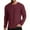 Wine(New), variant on PNTUTB Men's Fashion Solid Color Waffle Weave Casual Long Sleeve Crew Neck Pullover Comfortable Basic Tops