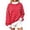 Red, variant on Tqcoqu Womens Mock Neck Sweatshirts Oversized Pullover Fall Outfits, Polka Dot Contrast Trim Long Sleeve Casual Loose Pullover Top