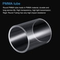 thumbnail image 4 of Uxcell Acrylic Pipe Rigid Tube for Lighting Models Plumbing Crafts 70mm x 80mm, 4 of 4