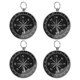 thumbnail image 1 of brújulas portátiles con llavero de aleación de aluminio, brújula de bolsillo para acampar, senderismo, deportes al aire libre, viajes, equipo de supervivencia., 1 of 7
